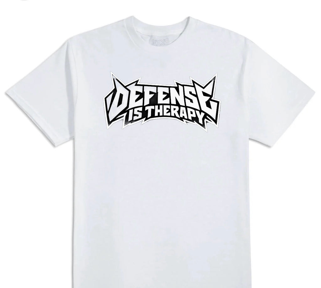 Defense Is Therapy Graphic Compression Tee